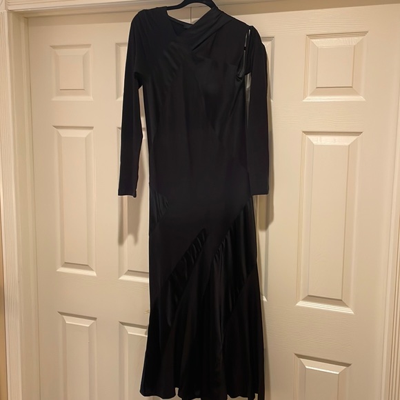 DONNA KARAN NEW YORK BLACK LABEL BLACK dress size 10 - Picture 2 of 10